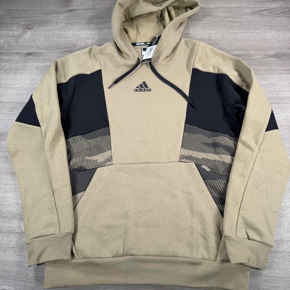 Adidas Military Appreciation Hoodie IB3726 Camo Orbit Green Black Mens Medium